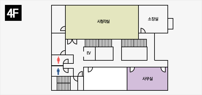 통영시립도서관 4층 안내도